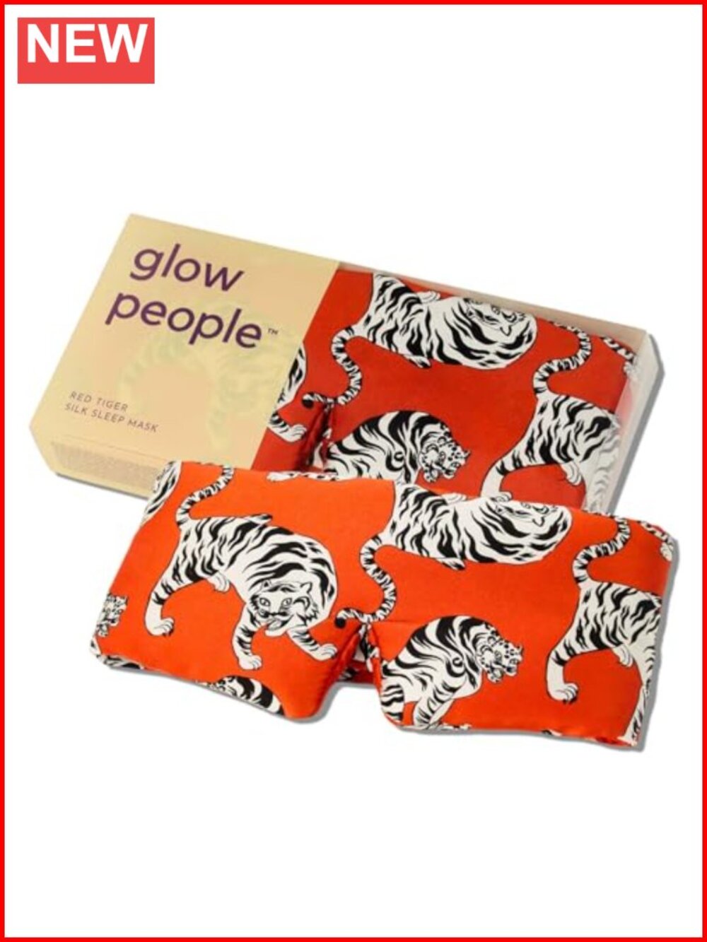100% Mulberry Silk Eye Mask, 19 Momme, Adjustable Blackout Sleep Mask